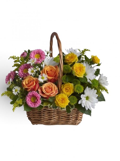 Bright Days Ahead Sympathy Basket