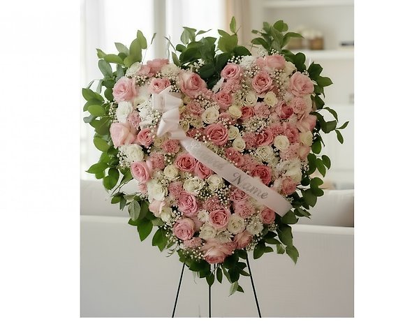 Heartfelt Pink and White