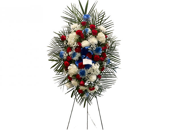 Red White and Blue Spray