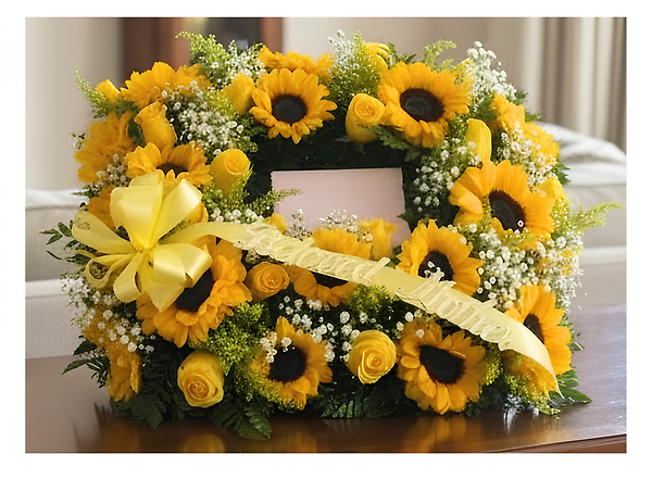 Yellow Roses and Sunflowers