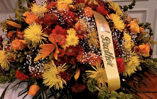 Fall Colors Casket Spray