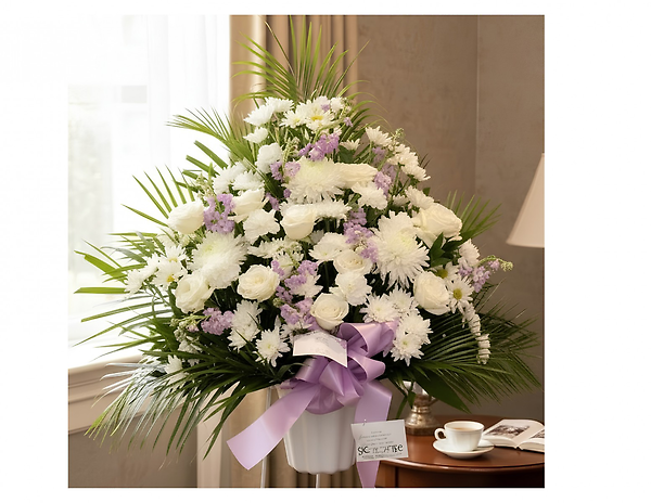 White Rose and Lavender